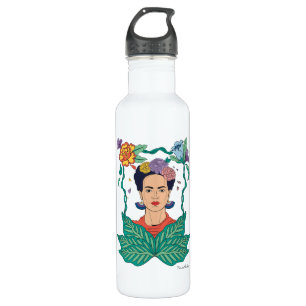 Frida Kahlo Bloemen Lijst Graphic Waterfles