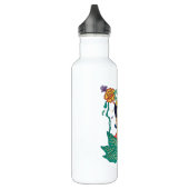 Frida Kahlo Bloemen Lijst Graphic Waterfles (Links)