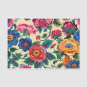 Frida Kahlo Bloemen, Mexicaans, Spaanse Decoupage Tissuepapier (Voorkant)