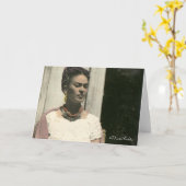 Frida Kahlo bloost Foto Kaart (Gele Bloem)