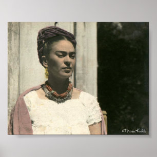 Frida Kahlo bloost Foto Poster