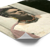 Frida Kahlo Blush Foto Poster (Hoek)
