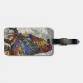 Frida Kahlo Butterfly Monet Geïnspireerd Bagagelabel (Achterkant horizontaal)