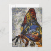 Frida Kahlo Butterfly Monet Geïnspireerd Briefkaart (Voorkant / Achterkant)
