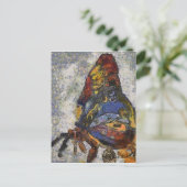 Frida Kahlo Butterfly Monet Geïnspireerd Briefkaart (Staand voorkant)