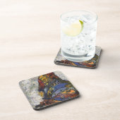 Frida Kahlo Butterfly Monet Geïnspireerd Drankjes Onderzetter (Rechterzijde)