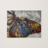 Frida Kahlo Butterfly Monet Geïnspireerd Legpuzzel (Horizontaal)