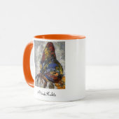 Frida Kahlo Butterfly Monet Geïnspireerd Mok (Voorkant links)