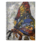 Frida Kahlo Butterfly Monet Geïnspireerd Notitieboek (Voorkant)