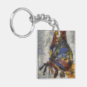 Frida Kahlo Butterfly Monet Geïnspireerd Sleutelhanger (Voorkant Links)