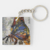 Frida Kahlo Butterfly Monet Geïnspireerd Sleutelhanger (Achterkant)