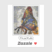 Frida Kahlo Butterfly Monet Geïnspireerd Sticker (Vel)