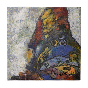 Frida Kahlo Butterfly Monet Geïnspireerd Tegeltje