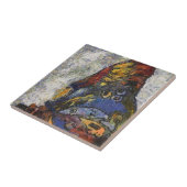 Frida Kahlo Butterfly Monet Geïnspireerd Tegeltje (Zijkant)