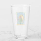 Frida Kahlo Cactus Graphic Glas (Achterkant)