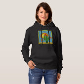 Frida Kahlo Cactus Graphic Hoodie (Voorkant volledig)