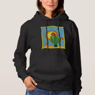Frida Kahlo Cactus Graphic Hoodie