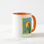 Frida Kahlo Cactus Graphic Mok (Voorkant rechts)