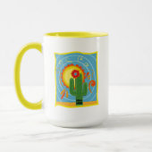 Frida Kahlo Cactus Graphic Mok (Links)