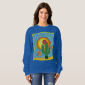 Frida Kahlo Cactus Graphic Trui (Voorkant volledig)