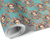 Frida Kahlo Cadeaupapier (Rol Hoek)