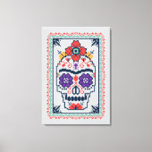 Frida Kahlo | Calavera Canvas Afdruk (Voorkant)