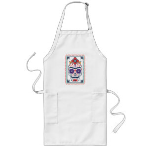 Frida Kahlo Calavera Lang Schort