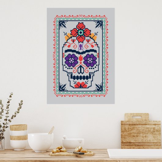 Frida Kahlo | Calavera Poster (Keuken)