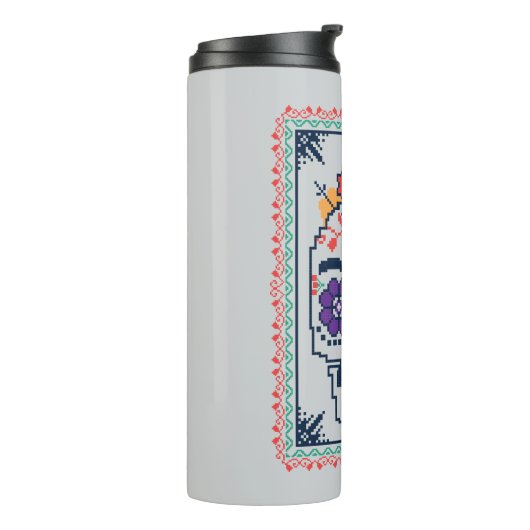 Frida Kahlo | Calavera Thermosbeker (Gedraaid links)