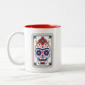 Frida Kahlo | Calavera Tweekleurige Koffiemok (Links)