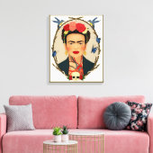 frida kahlo canvas (Insitu (Woonkamer))