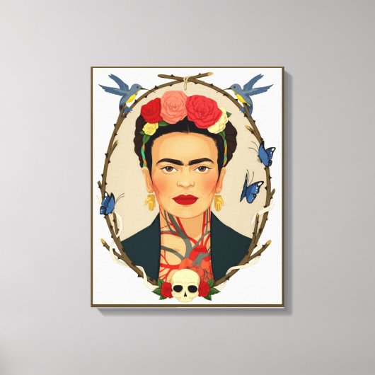 frida kahlo canvas afdruk (Voorkant)