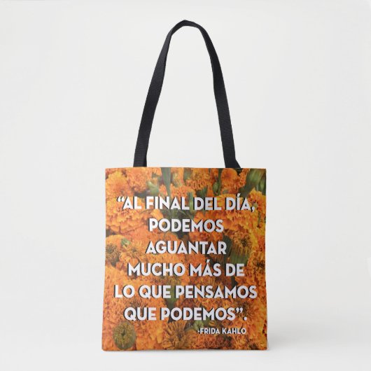 Frida Kahlo Canvas tas (Voorkant)
