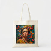 Frida Kahlo Canvas tas (Voorkant)