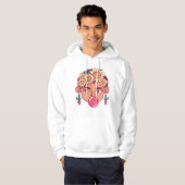Frida Kahlo Cartoon Hoodie (Voorkant volledig)