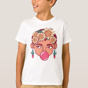 Frida Kahlo Cartoon T-shirt