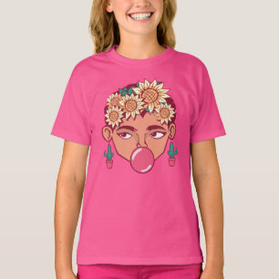 Frida Kahlo Cartoon T-shirt