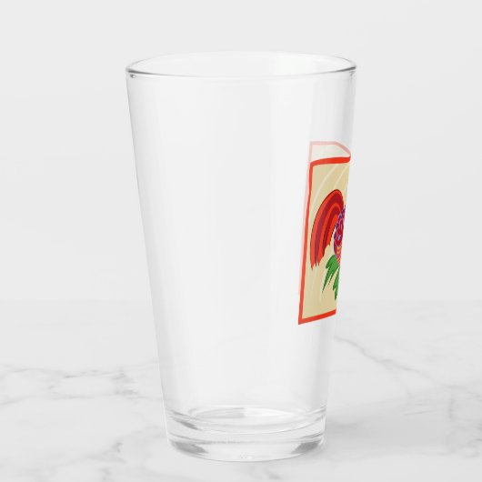 Frida Kahlo Chicken Graphic Glas (Rechts)