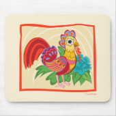Frida Kahlo Chicken Graphic Muismat (Voorkant)