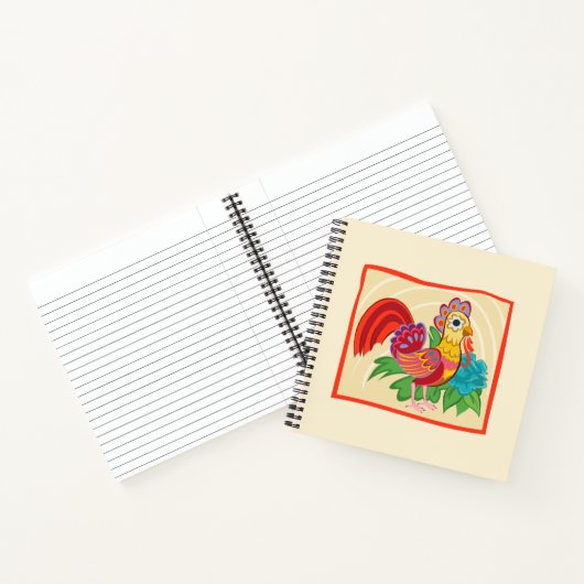 Frida Kahlo Chicken Graphic Notitieboek (Binnen)