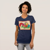 Frida Kahlo Chicken Graphic T-shirt (Voorkant volledig)