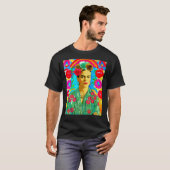 Frida Kahlo Colorful Floral Classic T-Shirt (Voorkant volledig)