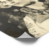 Frida Kahlo con Charola Original Poster (Hoek)