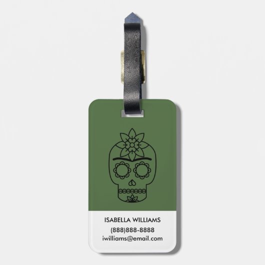 Frida Kahlo | Coyoacá n Bagagelabel (Achterkant verticaal)