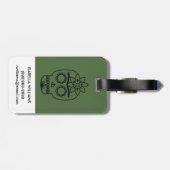 Frida Kahlo | Coyoacá n Bagagelabel (Achterkant horizontaal)