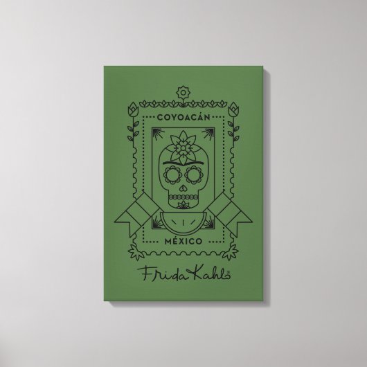 Frida Kahlo | Coyoacá n Canvas Afdruk (Voorkant)