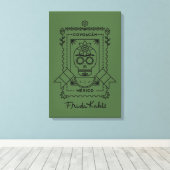 Frida Kahlo | Coyoacá n Canvas Afdruk (Insitu (Houten vloer))