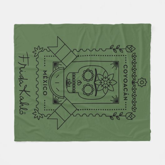 Frida Kahlo | Coyoacá n Fleece Deken (Voorkant (Horizontaal))