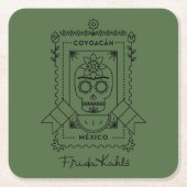 Frida Kahlo | Coyoacá n Kartonnen Onderzetters (Voorkant)