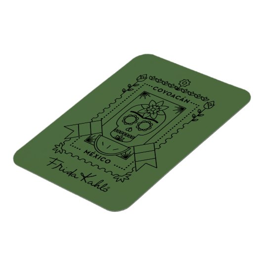 Frida Kahlo | Coyoacá n Magneet (Linkerzijde)